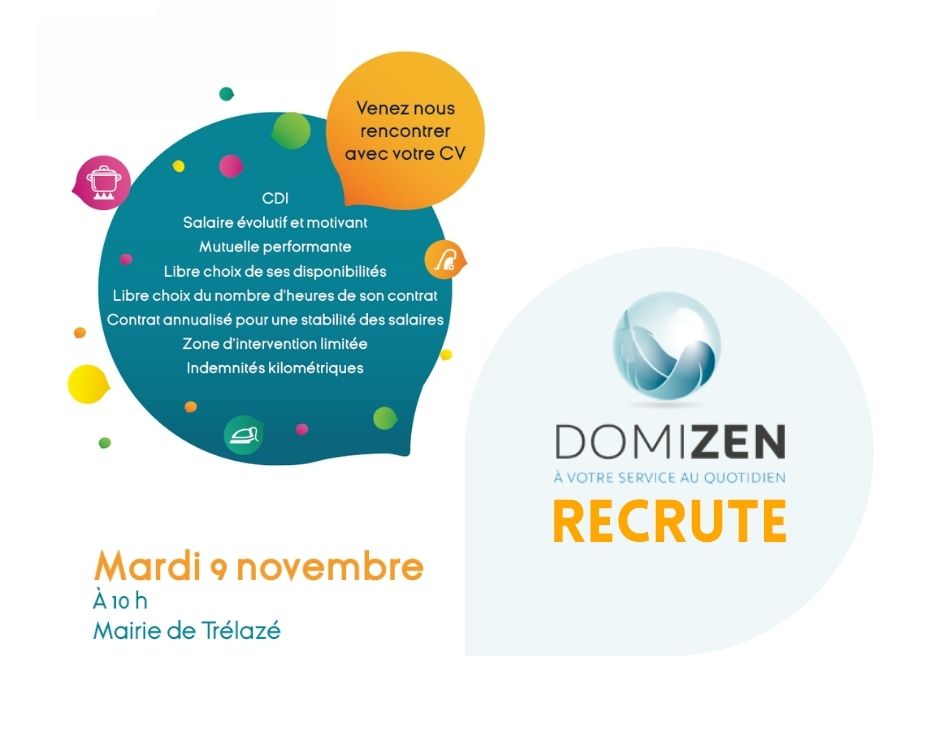 Image de Jobdating à Trélazé : <br />
Trouvez un emploi le 9 novembre 2021 à 10h